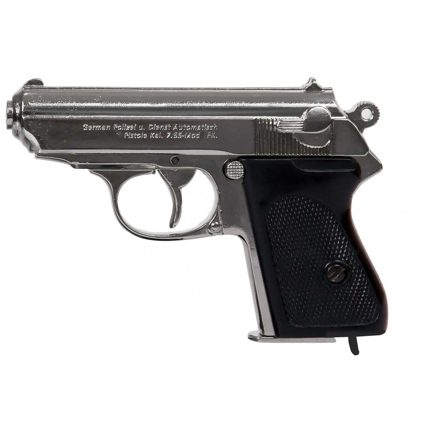 Bild von Deutsche Polizeipistole Walther PPK 1931 vernickelt