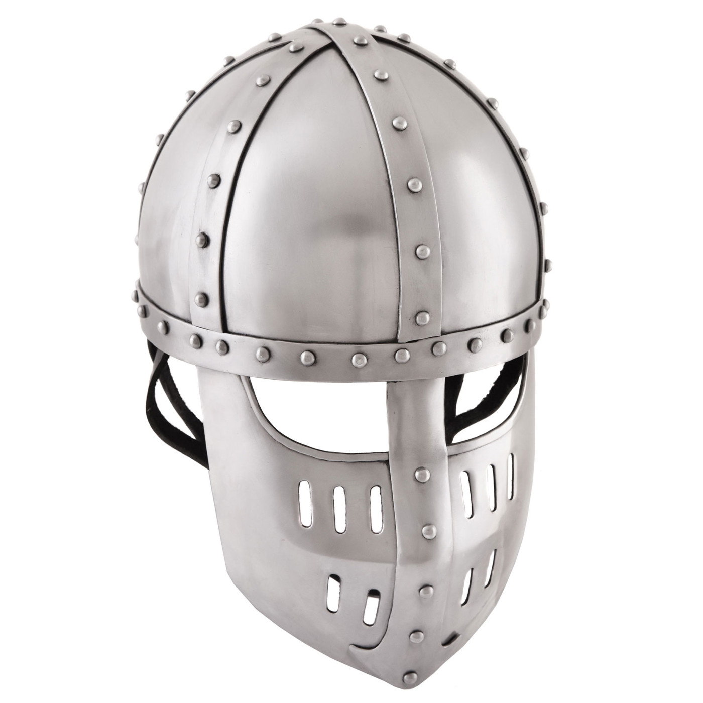 Bild von Hochmittelalter Spangenhelm mit Gesichtsplatte